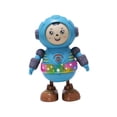 thumbnail image 3 of Robot de baile Juguete electrónico musical para niños, robot eléctrico con luces y música de baile, función de cambio de rostro para niños de, 3 of 9