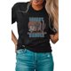 thumbnail image 2 of ABPHQTO Camiseta estampada Black Desert Darlin' Western para mujer, 2 of 5