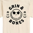 thumbnail image 3 of The Nightmare Before Christmas - Grin And Bones - Men's Short Sleeve Graphic T-Shirt, 3 of 5