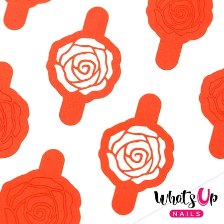Download Whats Up Nails - Rose Petals Vinyl Stencils Nail Art ...