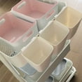 thumbnail image 5 of 2 Pcs Hanging Cup Holder Multipurpose Rolling Cart Accessories Storage Containers Hanging Buckets For Home Kitchen Organizer 2PCS, 5 of 6