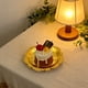 thumbnail image 5 of Bandeja de metal dorado con relieve | Recipiente decorativo para postres, aperitivos y joyas | Organizador de mesita de noche | Decoración del hogar de 7,87 pulgadas, 5 of 6