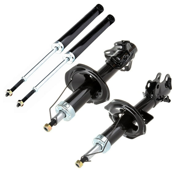 cciyu 4 x Front Rear Struts Shock Absorbers Fit for 2009 2010 2011 2012 Versa 333390 333391 343465 72351 72352 5626