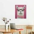 thumbnail image 2 of Patifu Llama Wall Decor Canvas Art for Living Room Bedroom Office 12x16 in, 2 of 5