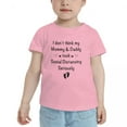 thumbnail image 2 of I don't think my Mommy & Daddy took Social Distancing Seriously Funny Toddler T Shirts for Boys Girls (Pink, Youth XL), 2 of 5