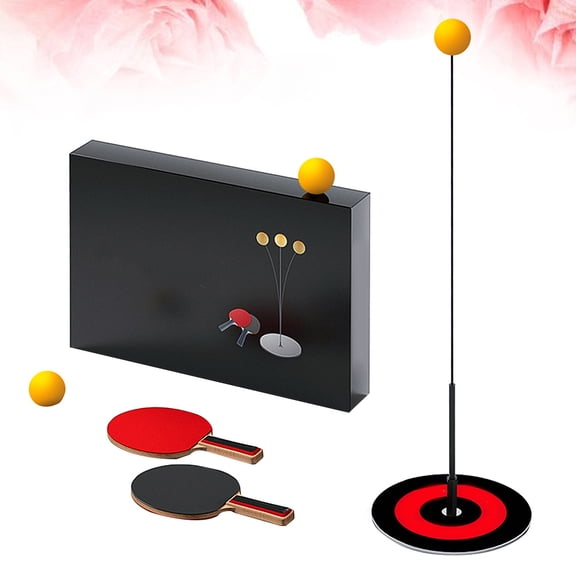 AURARMLET Table Tennis Set for All Skill Levels, Racket with Case, 1 Set for Beginners and