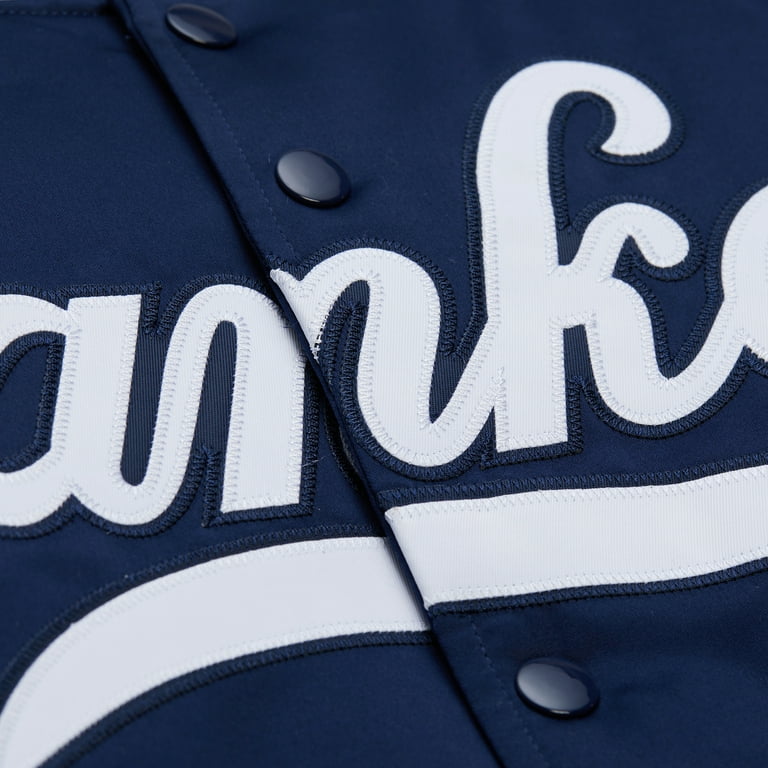 Men's Mitchell & Ness Navy New York Yankees 2000 World Series Full