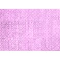 thumbnail image 1 of Ahgly Company Indoor Rectangle Solid Pink Modern Area Rugs, 4' x 6', 1 of 4