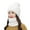 White, variant on Hats Christmas Women Winter Windproof Ski Riding Fleece Warmer Hairball Adjustable Cap And Scarf Neckerchief Warm Collar Set Outdoor Suit Winter Hats For Women