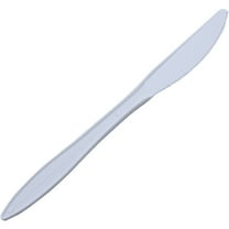 Genuine Joe Individually Wrapped Knife - 1 Piece(s) - 1000/carton - Knife - 1 X Knife - Disposable - Polypropylene - White