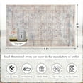 thumbnail image 4 of Balacho Farmhouse Floral Bohemian Faux Wool Area Rug, 6' x 9', Pink, 4 of 8
