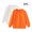 White, variant on Kids 2 Pack Crew Neck Sweatshirts, Unisex Boys Girls Casual Long Sleeve Pullover Tops for Fall School Travel Fleece Sweatshirt No Hood, 1 Year