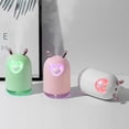 thumbnail image 5 of Lovely Rabbit Air Humidifier 300ML Cute Pet Ultrasonic Cool Mist Aroma Oil Diffuser Romantic Color LED Lamp USB Humidificador, 5 of 6