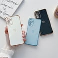 thumbnail image 4 of ZUKKASHAN for Samsung Galaxy A16 Case Galaxy A16 5G Phone Case for Girls Women Shockproof Flexible Silicone Bumper Lens Protection Luxury Plated Gold Heart Slim Anti Scratch Phone Cover, 4 of 5