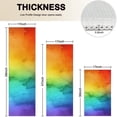 thumbnail image 4 of Rainbow Tie Dye Ink Pattern Kitchen Rugs Sets Of 3,Kitchen Runner Rugs Non Skid Washable,Decorative Kitchen Floor Mats for Kitchen,Sink,Laundry,17"x30"+ 17"x47" + 17"x59", 4 of 6
