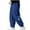 Blue, variant on Stamzod Men's Pants Fashion Solid Color Stretch Waist Straight Trousers Casual Loose Workout Sweats for Men with Pocket Blue S