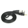 thumbnail image 2 of Cable de micrófono NikouMX PV XLR macho Maleto XLR hembra de 3,5 mm, 2 of 8