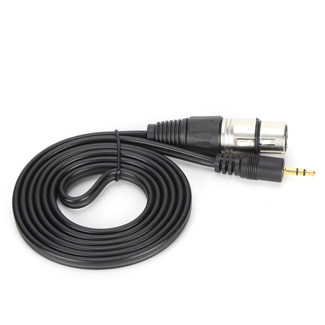 Cable de micrófono, Cable de micrófono Cable macho Maleto XLR hembra de 3,5 mm Cable XLR Diseño exquisito