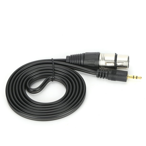 Cable de micrófono, Cable de micrófono Cable macho Maleto XLR hembra de 3,5 mm Cable XLR Diseño exquisito