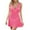 Hot Pink, variant on JAKANYQ Women Swimwear Hollow Out V-Neck Waist Beach Cover Up Dress Sexy Summer Vacation Maxi Dress Cozy Hawaii Tropical Brazilian Beachwear