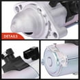 thumbnail image 6 of A-Premium Starter Motor Compatible with Honda CR-V CRV 2012-2013 2.4L, Civic 2012-2013 2.4L, Crosstour 2012-2015 2.4L & Acura ILX 2013-2015 2.4L, 12V 1.6KW 9-Teeth Clockwise, Replace# 31200-RX0-A01, 6 of 7
