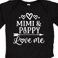 thumbnail image 4 of Inktastic Mimi and Pappy Love Me Boys or Girls Long Sleeve Baby Bodysuit, 4 of 5