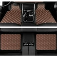 thumbnail image 2 of Car Floor Mats for Chevy Trailblazer 2021 2022 2023, All-Weather Car Mats Front Rear Row Auto Carpet,F Black Red, 2 of 8