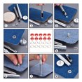 thumbnail image 4 of Kit de Ojales 500 Juegos de Ojales de Ojales Kit de Ojales de Varios Colores Kit de Ojales de Metal para Reparación de Decoración DIY Zapatos Ropa Artesanía Bolsa ANGGREK Otros, 4 of 8