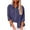 #03 Dark Blue 【Pick Every Color You Love】, variant on Women's Summer Short Sleeve Collar Shirt Tops Blouses Solid Color Casual Loose Fit T-Shirt Fashion Essential for Casual Daily Wear Work Office Vacation Outfits,Light Blue XL