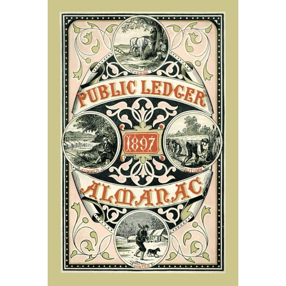 Art.com Public Ledger Almanac Art Print, 12" x 18"