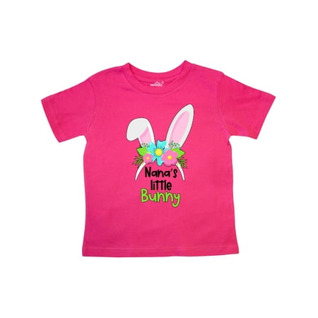 

Inktastic Nana s Little Bunny Cute Easter Bunny Ears Gift Toddler Boy or Toddler Girl T-Shirt