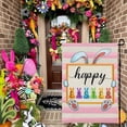 thumbnail image 4 of Upgraded Easter Garden Flag Spring Outdoor Garden Flag Decor Easter Welcome Flag Doubles-sided Linen Yard Flag For Yard Patio Front Door Holiday Decoration House Flag U, 4 of 6
