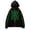 Green, variant on Big and Tall Mens Full-Zip Hoodie Punk Dark Design Skeleton Oversized Funny Gothic Sweatshirt Long Sleeve Casual Wear with Pocket