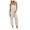 White, variant on TrendOFT Summer Jumpsuit For Women Casual Sleeveless Loose Solid Spaghetti Strap Pocket Rompers For Women One Piece Overalls White XXL