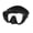 All Black, variant on Seasoft Delta Force Frameless Mask w/ SEAVUE Antifog Spray