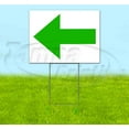 thumbnail image 1 of Arrow Left (18" x 24") Yard Sign, Includes Metal Step Stake, 1 of 6