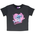 thumbnail image 3 of Disney Lilo & Stitch Girls Boxy Graphic T-Shirt and Short Set - Stitch and Hearts - Lightweight Summer Outfit for Kids (Sizes 7-14), 3 of 7