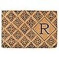 thumbnail image 3 of Calloway Mills 103332436R 24 x 36 x 1.5 in. Regency Monogram Rectangular Doormat, Natural & Black - Letter R, 3 of 3