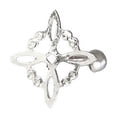 thumbnail image 3 of JOYARIS Aretes Nudo De Bruja Mujer Dama Regalo Laser Plata Ley 925 A-0000120, 3 of 4