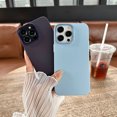 thumbnail image 2 of Solid Color Skin-Feel Mobile Phone Case For IPhone 14 13 12 11 Pro Max Skin-Friendly Phone Cover For IPhone 12 13 14 15 ProMax, 2 of 7