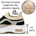 thumbnail image 5 of BERANMEY Women's Slip On Walking Shoes Lightweight Breathable Mesh Sneakers with Arch Support Soft Foam Cushion for Work Casual Comfort Non Slip, 5 of 9