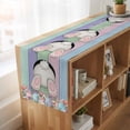 thumbnail image 6 of Table Runners 90 Inches Long Dress Scarves, Easter Bunny Farmhouse Coffee/Dining/Kitchen Table Runner for Living Room, Eggs Cute Rabbit Floral Colorful Country Wooden 13x90 Inch, 6 of 9