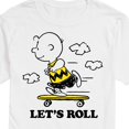 thumbnail image 3 of Peanuts - Let's Roll - Men's Short Sleeve Graphic T-Shirt, 3 of 6
