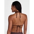 thumbnail image 3 of No Boundaries Reversible Polka Dot Triangle Bikini Top, Women's XXS-XXL, 3 of 5