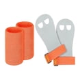 thumbnail image 1 of Pues de guantes de mano gimnásticos para niños Guantes de muñeca Protección de palma de barra gimnástica para gimnasia para Naranja, 1 of 8