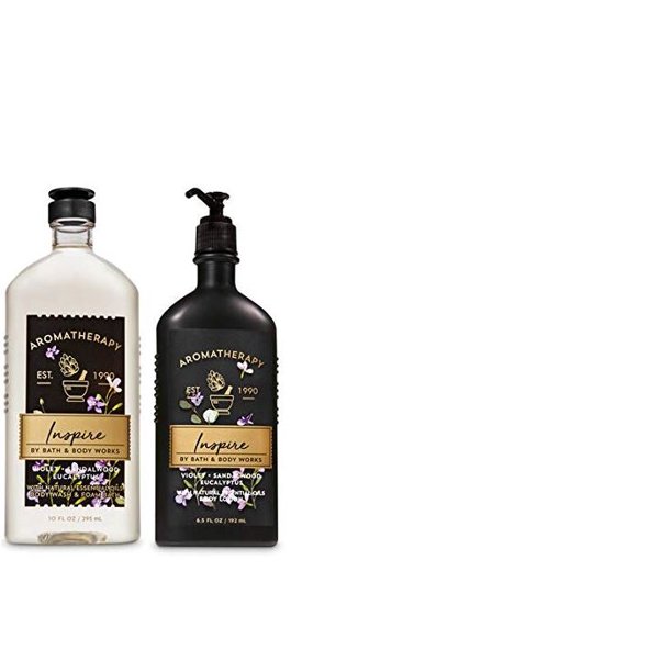 Bath and Body Works Aromatherapy INSPIRE VIOLET SANDALWOOD EUCALYPTUS