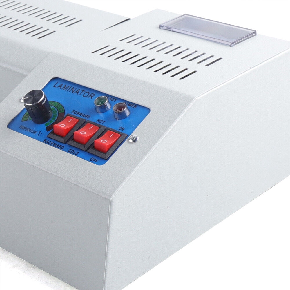 13" Laminating Machine Thermal Laminator Machine 4 Roller Hot Cold Film A3 A4