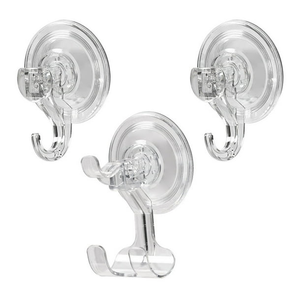 Dtydtpe command hook Shower Hooks Window Suction Heavy Duty 2pcs Cup