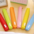 thumbnail image 2 of Halloween Decorations Long Polka Dot Candy Color Pencil Case Creative Student Canvas Pencil Case, 2 of 9