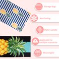thumbnail image 3 of Dznils Printed Microfibre Beach Towels, 35" x 78", Blue Pineapple, 2 Count, 3 of 12